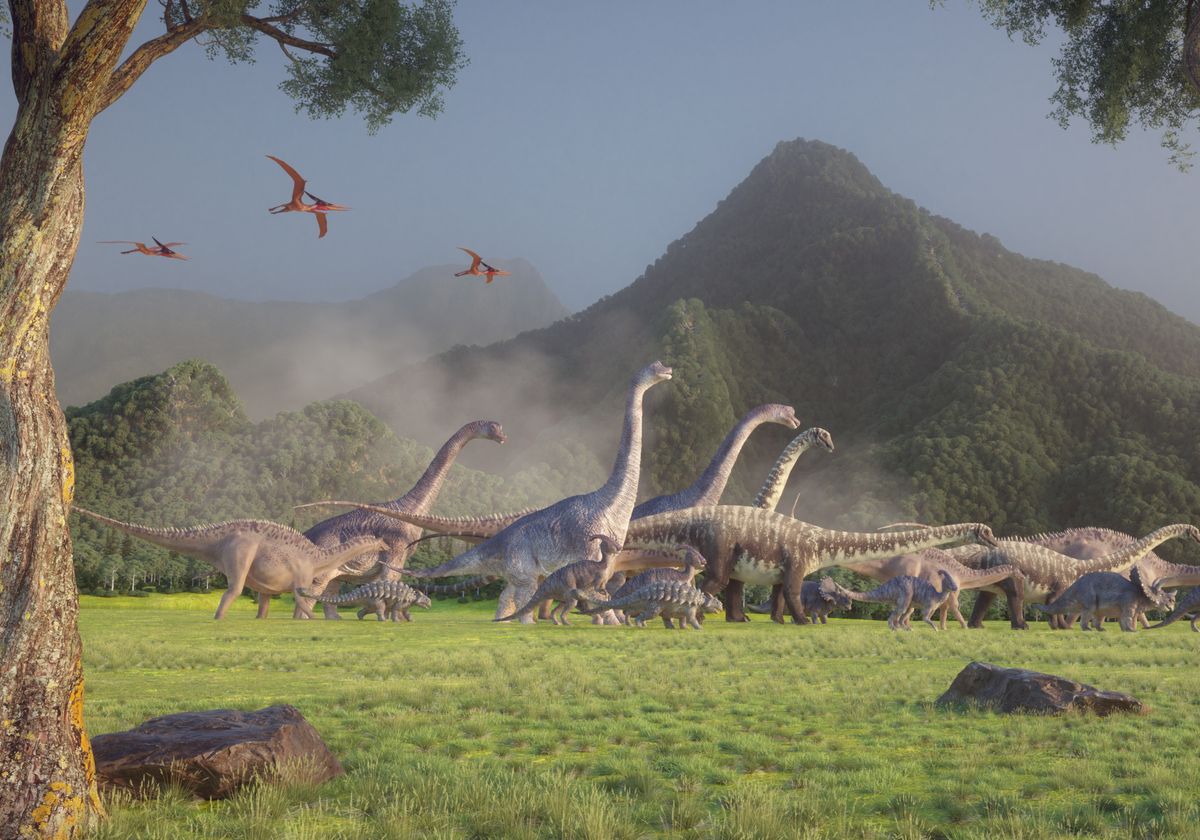 Group of Dinosaurs